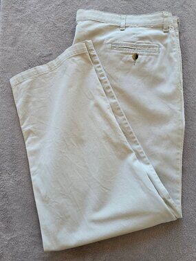 Wrangler comfort solution series pants cream white mens wide leg
